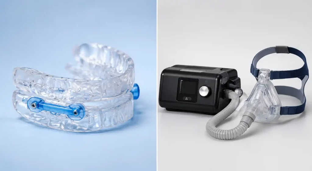 oral appliance vs cpap